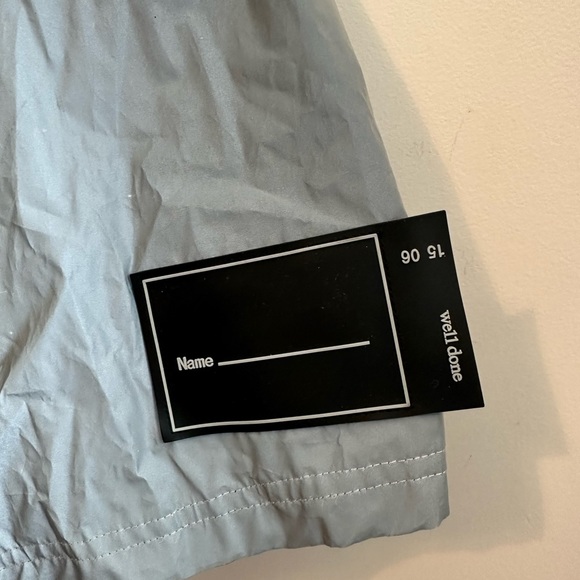 We11done Welldone Appliqud Reflective Shell Short Unisex Size Small - Picture 8 of 8